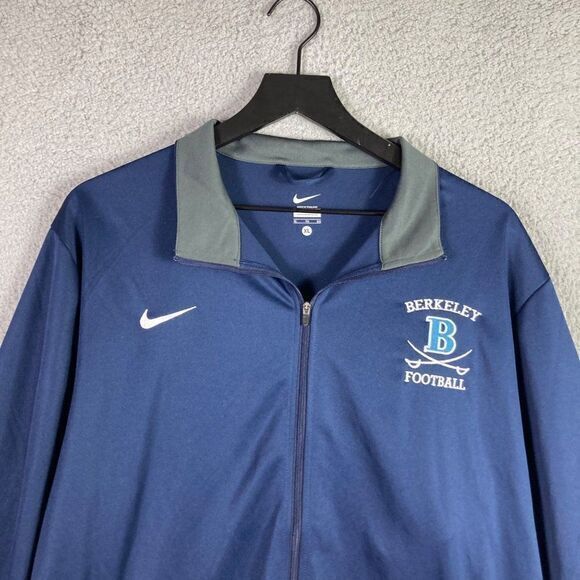 Berkeley Nike Football Jacket Mens Size XL Cal Bears Full Zip University NCAA - Picture 6 of 9